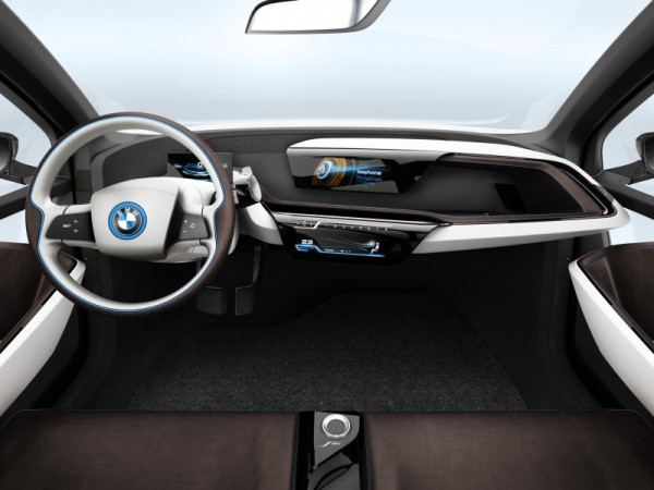 BMW i8 interior design rental mobil yogyakarta