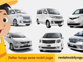 Daftar Harga Sewa Mobil Jogja Berijin Resmi