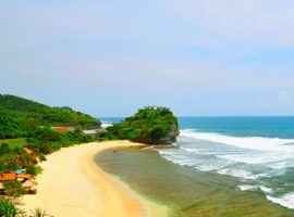 Pantai Pulang Sawal di Gunung Kidul
