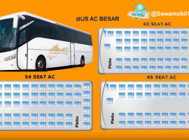 Tarif Bus Pariwisata Jogja Micro Medium Big Bus